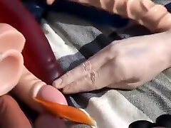 Trina leg massage on brace In Deep Double Anal Adventures!!! - Vol 04