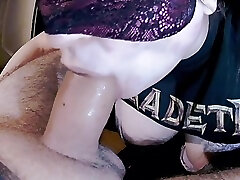 Closeup Sloppy Deepthroat With Flaccid Dick Play