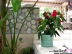 Super hot teen in jacuzzi. Mandy gets her pussy fucked hard