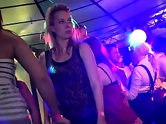 Gorgeous bitches found tiny dong in club