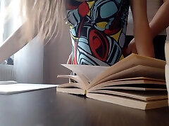Russian Literature Tutor Slid Her Hand Into My Underwear And Bent Me Over Instead Of The Lesson!