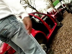 Maddy Teaser1, 16 Min - European Fuck - Comedy Outside In The Village At A Car Parts Park - Nick Lang