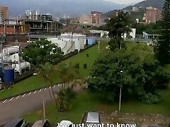 Gangsters fuck Colombian chicks cum on their tits EP.1