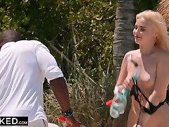 Aaron Rock And Lika Star - Hot Lika Teases A Stranger To Make Boyfriend Jealous