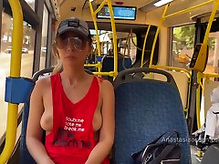 Topless In Public Bus - Anastasia mom teach her son yoga And Emerald Ocean