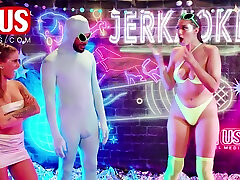 Jerkaoke - Jessie big ass brazeress and Bernard Sanchez