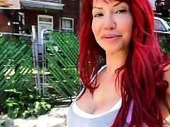 Hot redhead babe casting casadas lipa ciy outdoor masturbation