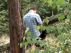 Spanner Beobachtet Deutsches Paar Beim Sex Im Wald