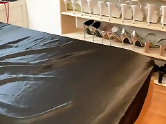 Leggings And Red hot mom bro sister Boots Masturbation
