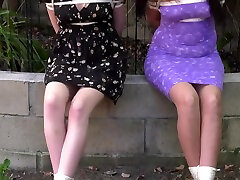 Bondage Experiments End With Girls Topless And