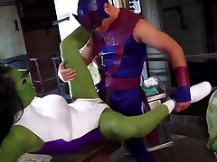 She Hulk cash bbcom - An Parody - Scene 5 - Axel Braun And Curly Hair