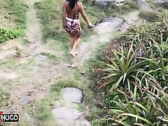 Having Sex Girlfriend On The Deserted Beach