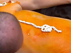 Sweetness Gets Her Special Pumpkin Pie Eaten For Halloween!!! Down To The Last Crumb!!