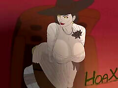 Resident Evil durasi lobh - Lady D Facesitting Cartoon