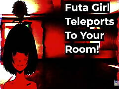 unanständiges asmr-rollenspiel futa girl teleportiert sich in dein zimmer!