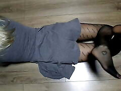 My Legs In Pantyhose, Feet, Toes, Short Dress