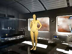 Bathroom Piss Punishment. Naked reading. High tech room.