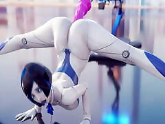 DEMI gets fucked by machine tied to bed tease game