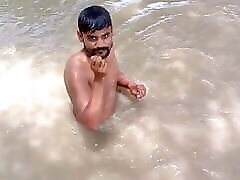 Hi I am in pond and my friend with me