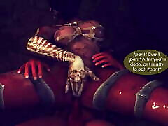 Cavewoman takes ava devime hard cock