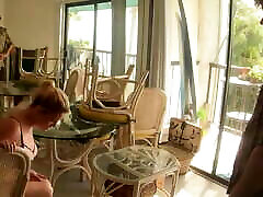 Stepson helps divorced stepmom move in and moves in her