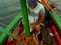 Sea Vixen Leans Against The Mast To Take On A Dick