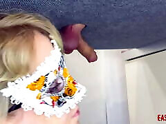 Mistress plays with foreskin and urethra