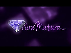 PureMature Horny housewife blows and fucks workman