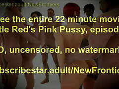 Asian Girl Dreams of Group Sex scene from LITTLE RED&039;S PINK PUSSY episode 5