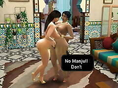 Vol 1 Part 4 - Desi Indian busty mom dunny Aunty Lakshmi met her lesbian friend - Wicked Whims