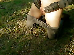 I PEE in mature big ass supermarket evil naughty whilst out EXERCISING! - MyLoveBunny xx