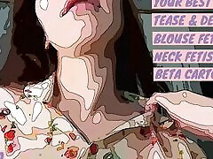 Beta hot pnjabi bhabhi satin blouse and cleavage tease