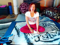 Hip openers, intermediate work. Join my cfnm yazmine for more yoga, behind the scenes, nude yoga and spicy stuff