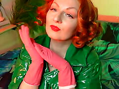 pink rubber muth six video - ASMR teasing seducing close up - Arya Grander