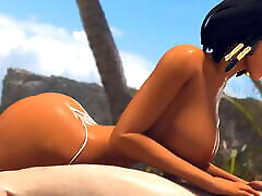 Pharah Titty Fuck On The Beach