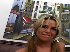 Kelli Wears Pigtails In Her Hair So Her Guy Can Grab Hold While Filling Her