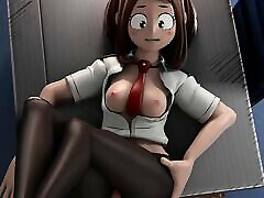 Uraraka After School Fuck Version 5