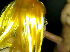 Blondie Milf doing blowjob