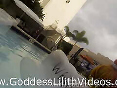 TOPLESS Underwater Foot Worship!!