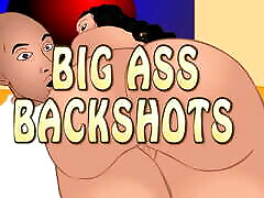 Big ass backshots with jepang kohey nishi ass Cherokee and Delotta - Backdoor Bodega sex
