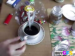 Inessa Blowjob Breakfast smoking and nudes