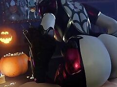 Halloween Widowmaker Spider Riding Overwatch
