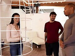 Asian chick enjoys while being fucked by her boyfriend - Madi Laine