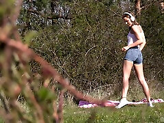 Smooth outdoors fucking with small tits girlfriend pro skater sex Pleasure