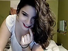 ffm wife join husband Brunette Flashing Her 30 oral porno Boobs