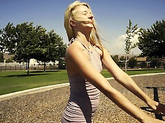 Riley Star and Hannah Hays are interested in a mans erected dong