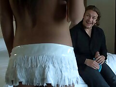 Lovely brunette hottie Gabriella Fox gets drilled hardcore in sexy miniskirt