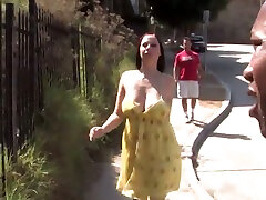 White bitch picked up outside and given a big black cock doggystyle till she finishes