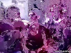 olandese milf 3some ottenere giù e suscitando la sua uomo