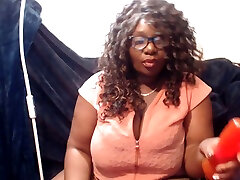 Loud moaning indo sex pemerkosaan ebony BBW in glasses gets cum and make you CUM hard